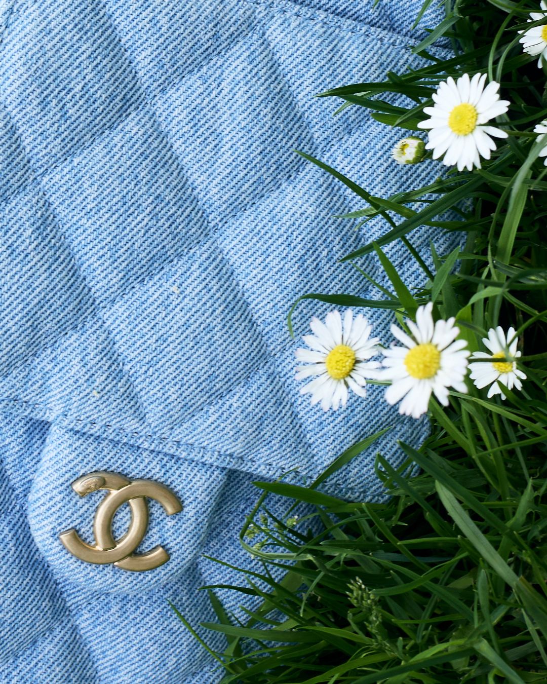 the one: chanel 25 denim handbag
