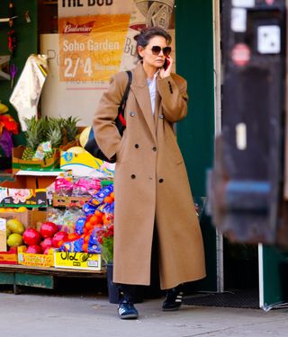 Katie Holmes frankie shop coat