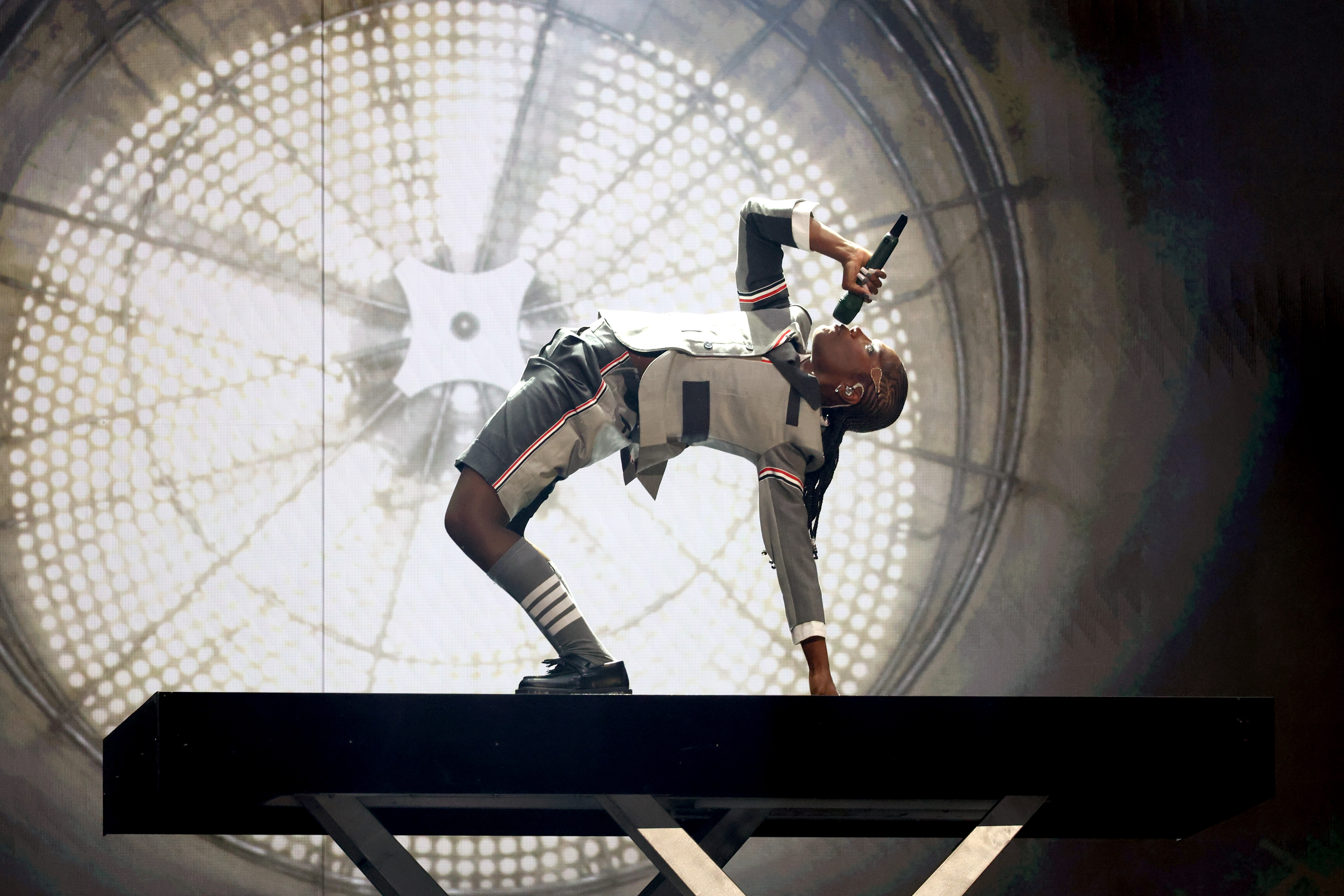 LOS ANGELES, CALIFORNIA - FEBRUARY 02: Doechii performs onstage during the 67th Annual GRAMMY Awards at Crypto.com Arena on February 02, 2025 in Los Angeles, California. (Photo by Kevin Mazur/Getty Images for The Recording Academy)