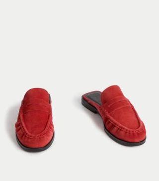 Image of red loafers