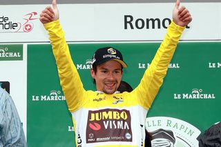 Primoz Roglic (Jumbo Visma) leads Tour de Romandie