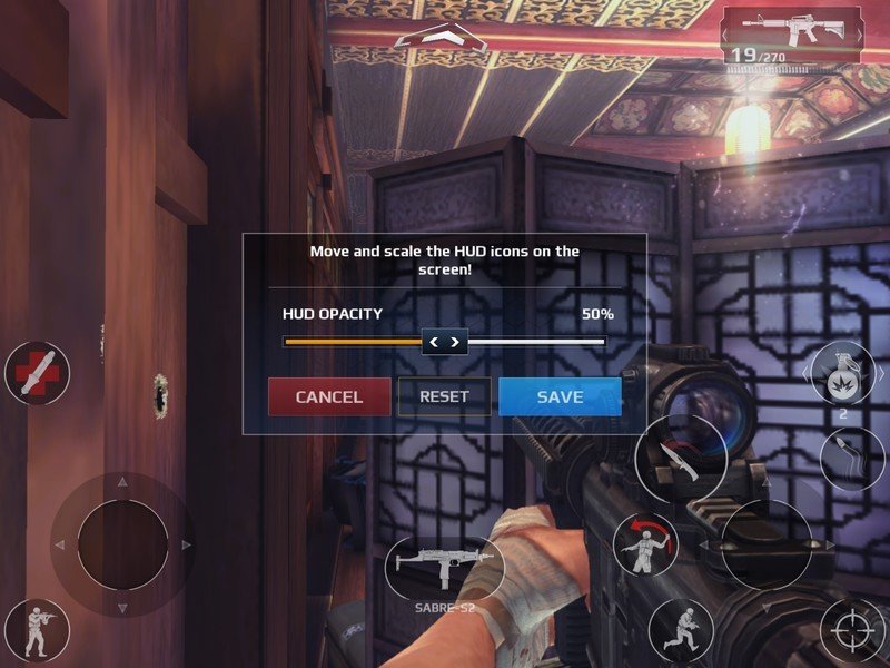 Modern Combat 5 controls