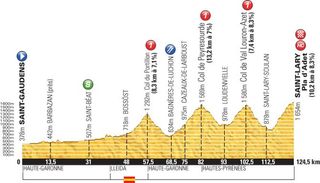 Profile for the 2014 Tour de France stage 17
