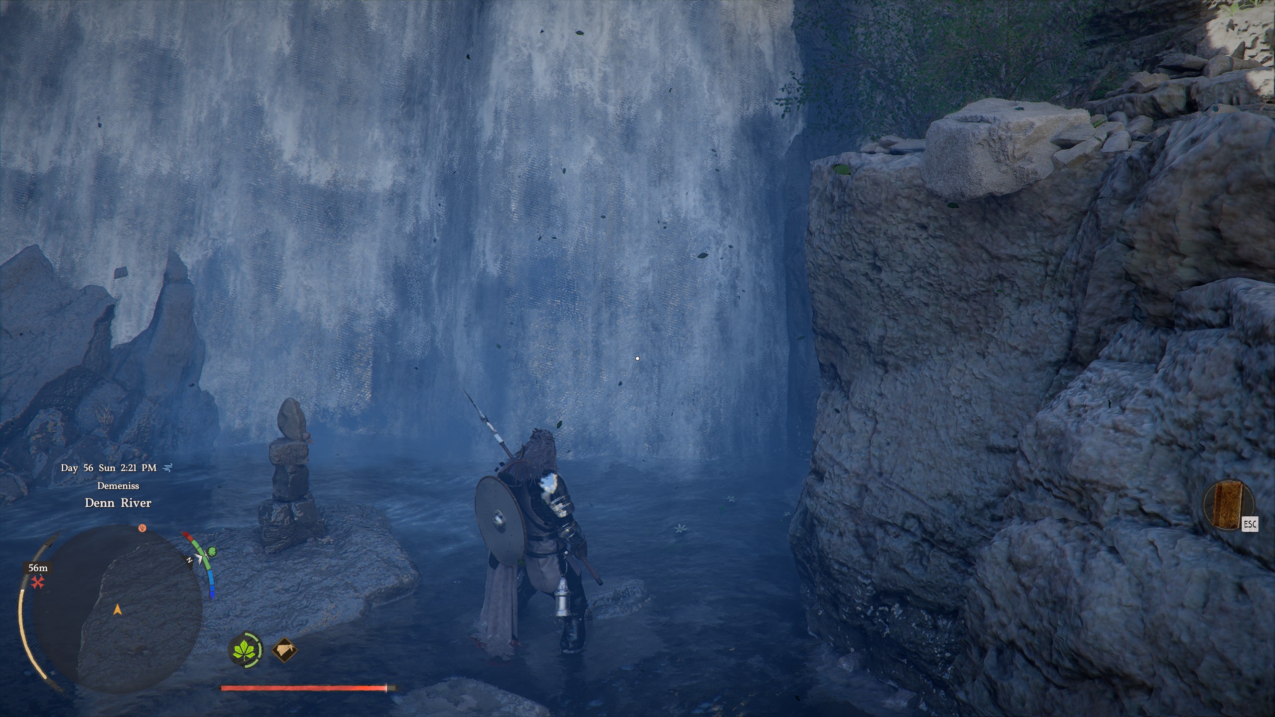 Crimson Desert Frostcursed Armor - Waterfall