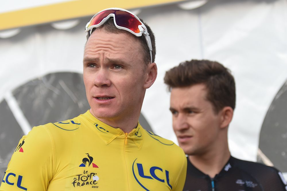 Christopher Froome ahead of the start to 58.9km Main Race of the 5th edition of TDF Saitama Criterium 2017