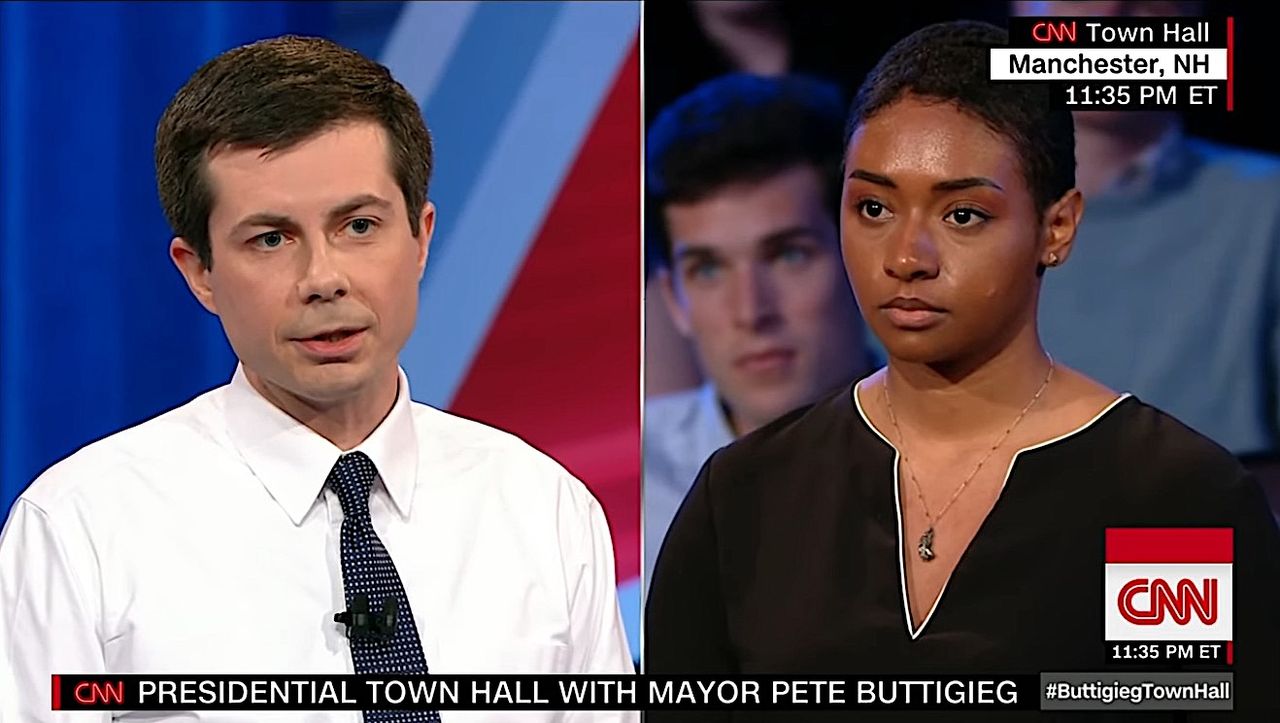 Pete Buttigieg at CNN town hall