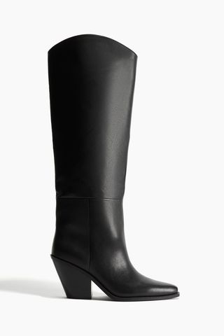 Knee-High Leather Boots