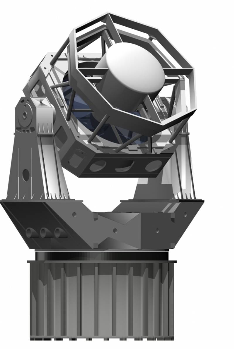 An artist&#039;s illustration of DARPA&#039;s Space Surveillance Telescope to monitor space junk, micrometeoroids and nanosatellties that could endanger U.S. military satellites in orbit. 