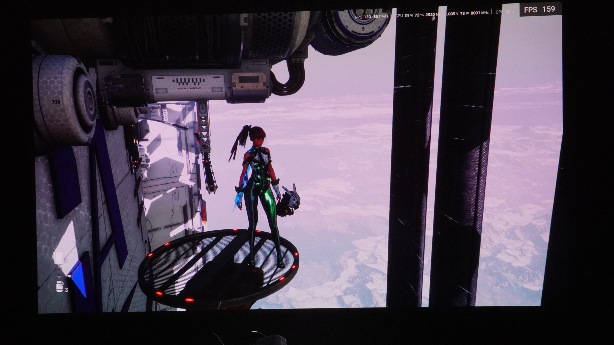 Xgimi Horizon 20 Pro 4K projector picture projected on a white wall