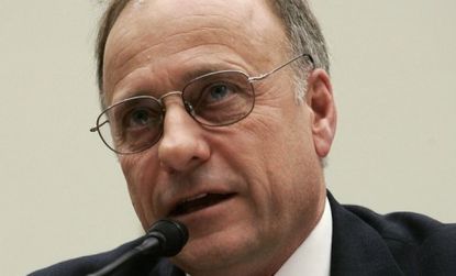 Rep. Steve King is leading the campaign to deny "birthright citizenship."