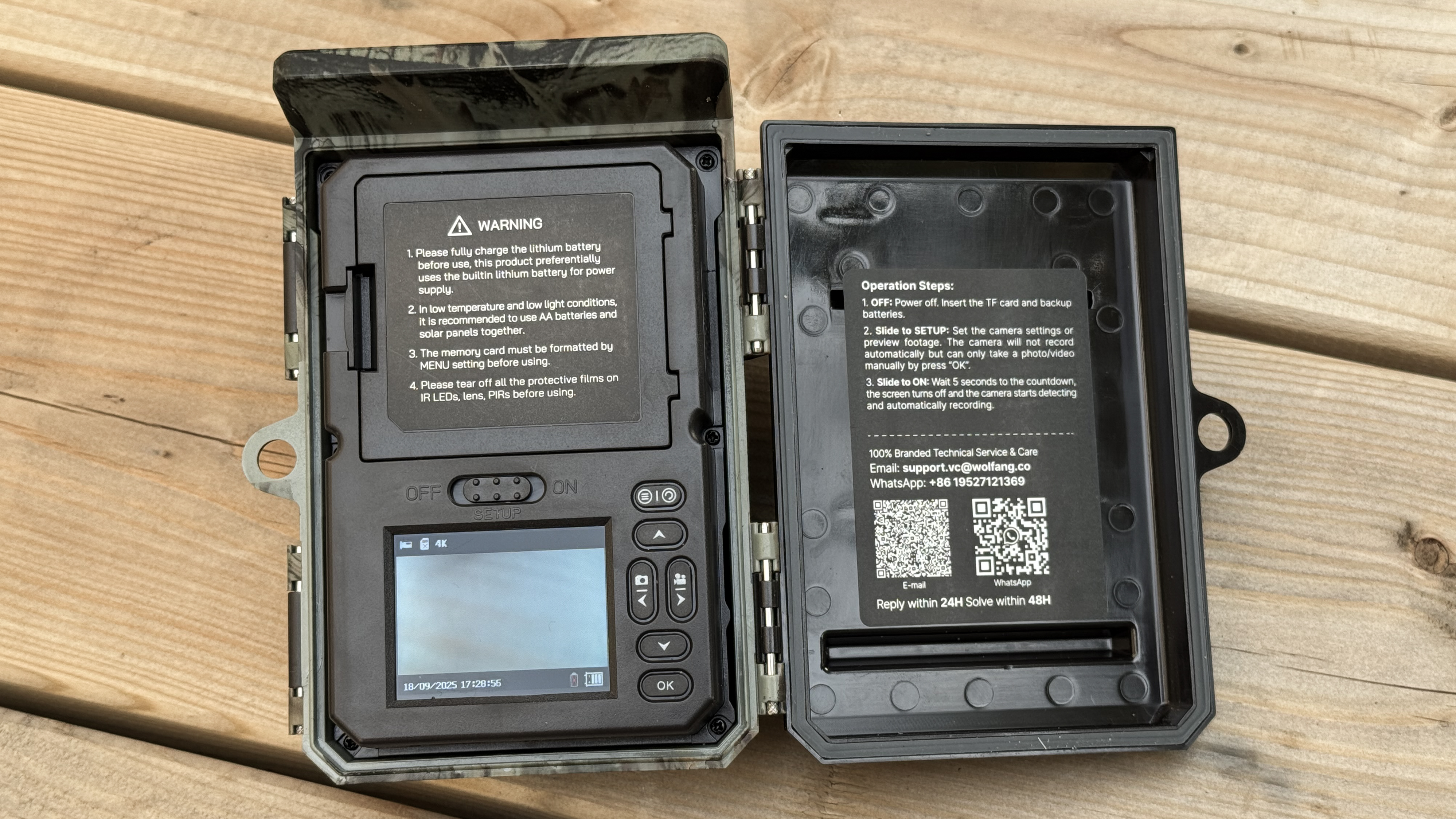 Wolfang WT02 trail camera