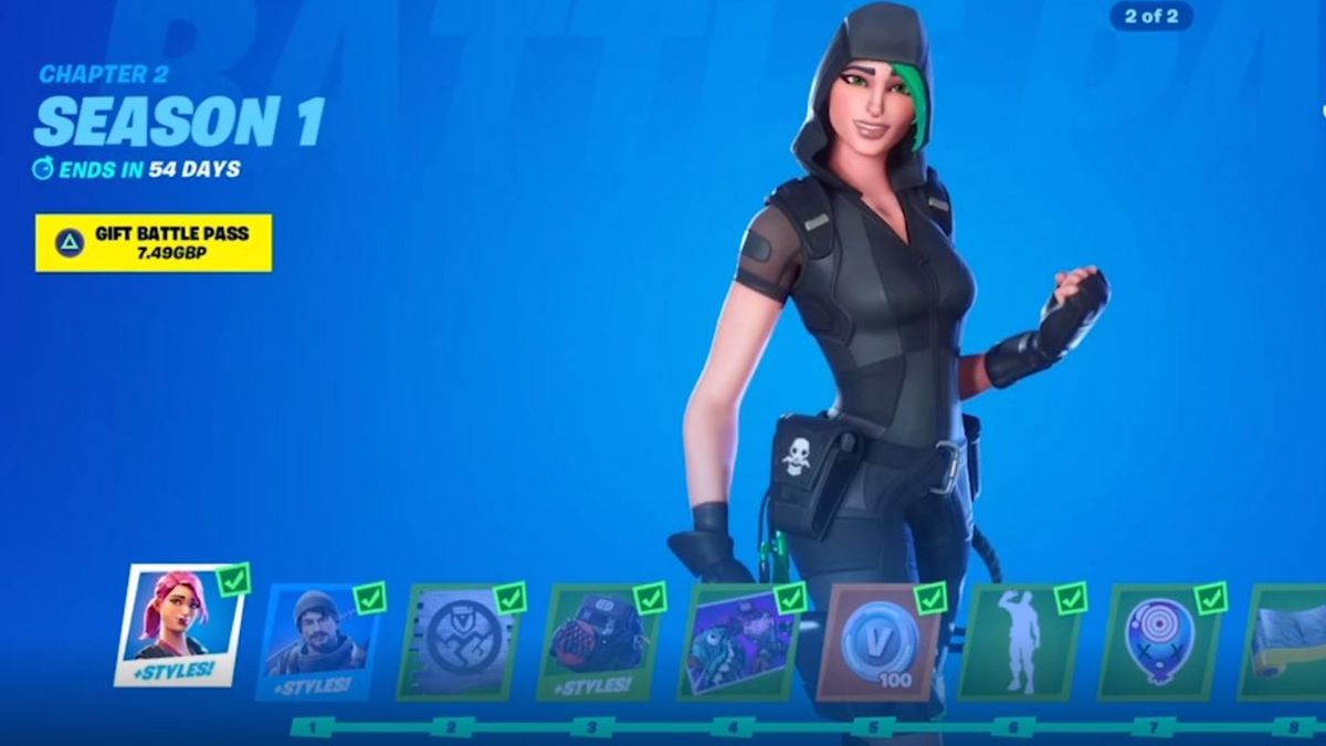 Fortnite Chapter 2 Battle Pass Items Here S Every Fortnite Chapter 2 Season 1 Battle Pass Item Gamesradar