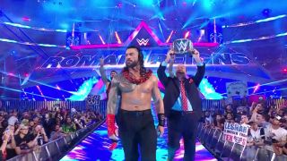 Roman Reigns at WrestleMania 38