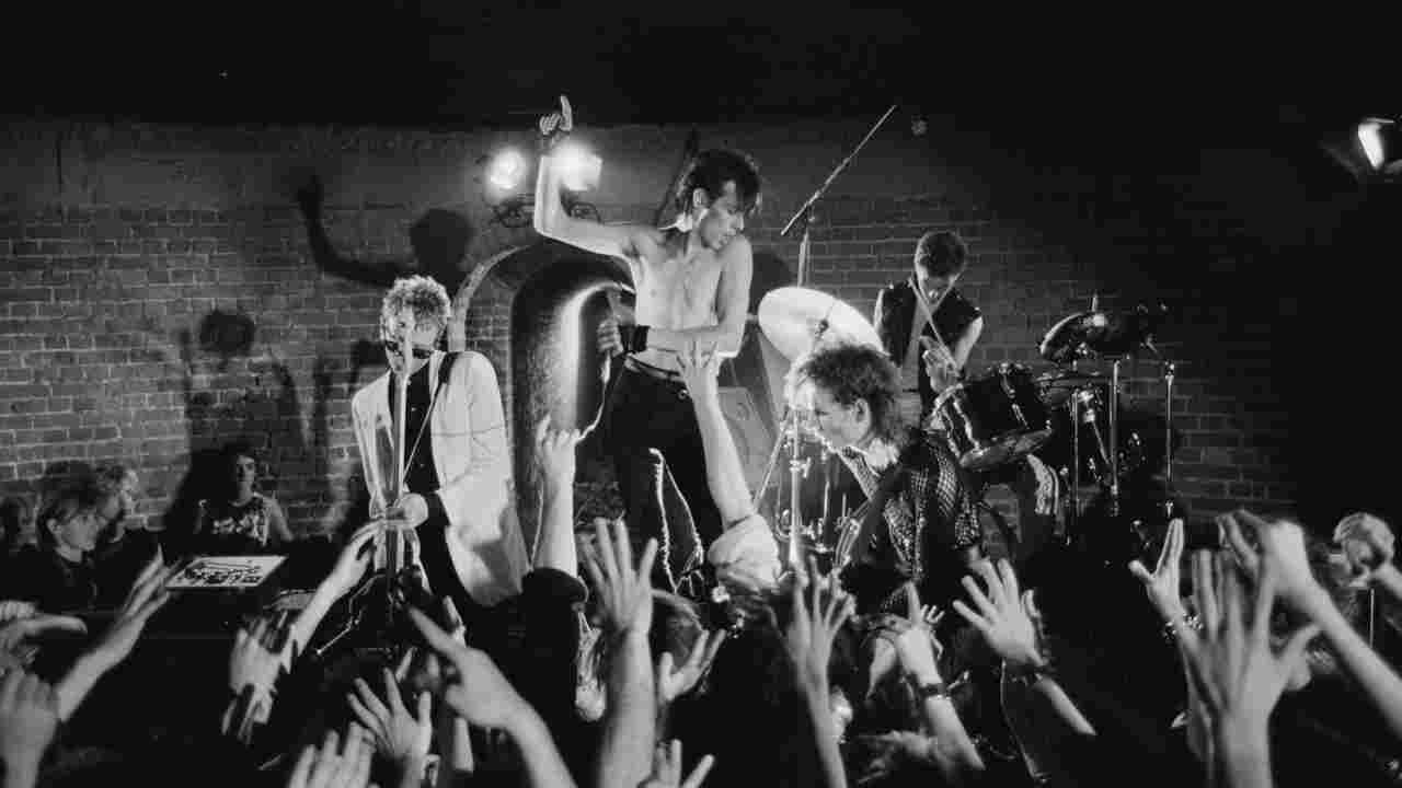 Bauhaus performing live in 1982