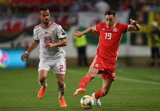 Tom Lawrence went close for Wales
