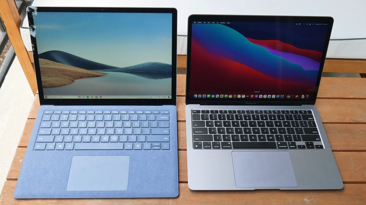 MacBook Air vs. Surface Laptop 4 Which 13inch laptop is best