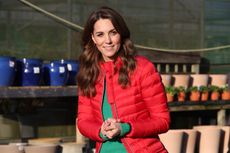 Kate Middleton red puffer jacket