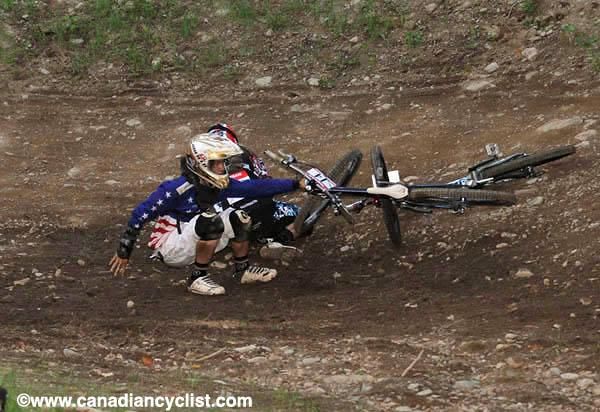 Mitch Ropelato, Dan Atherton and Michal Prokop all down