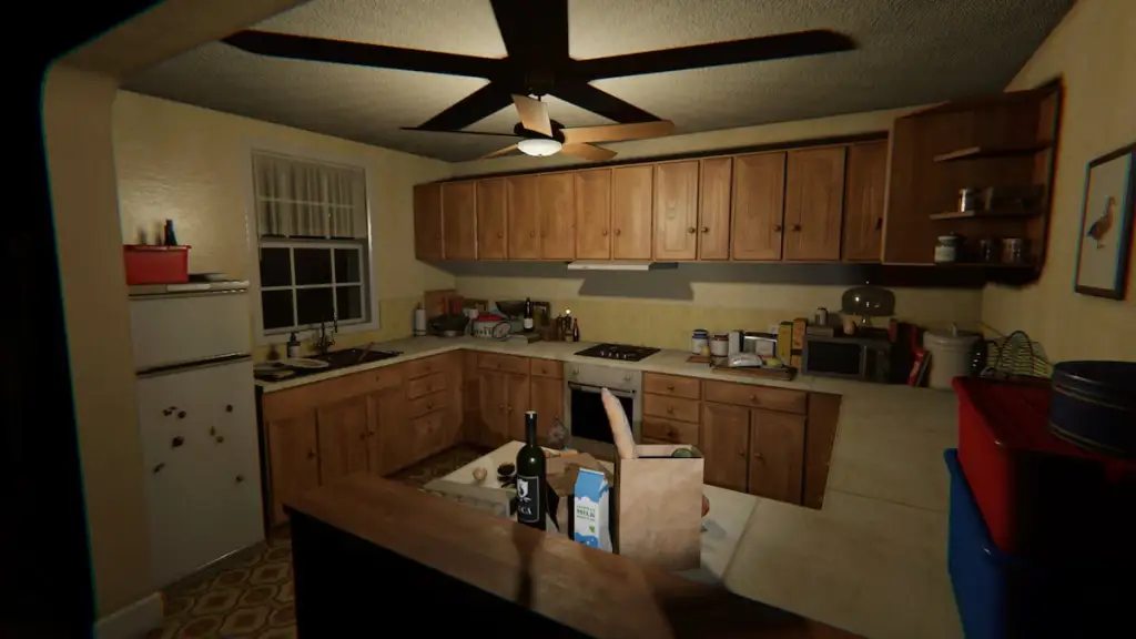 Tanglewood Drive's new kitchen area, which no longer has an island in the middle