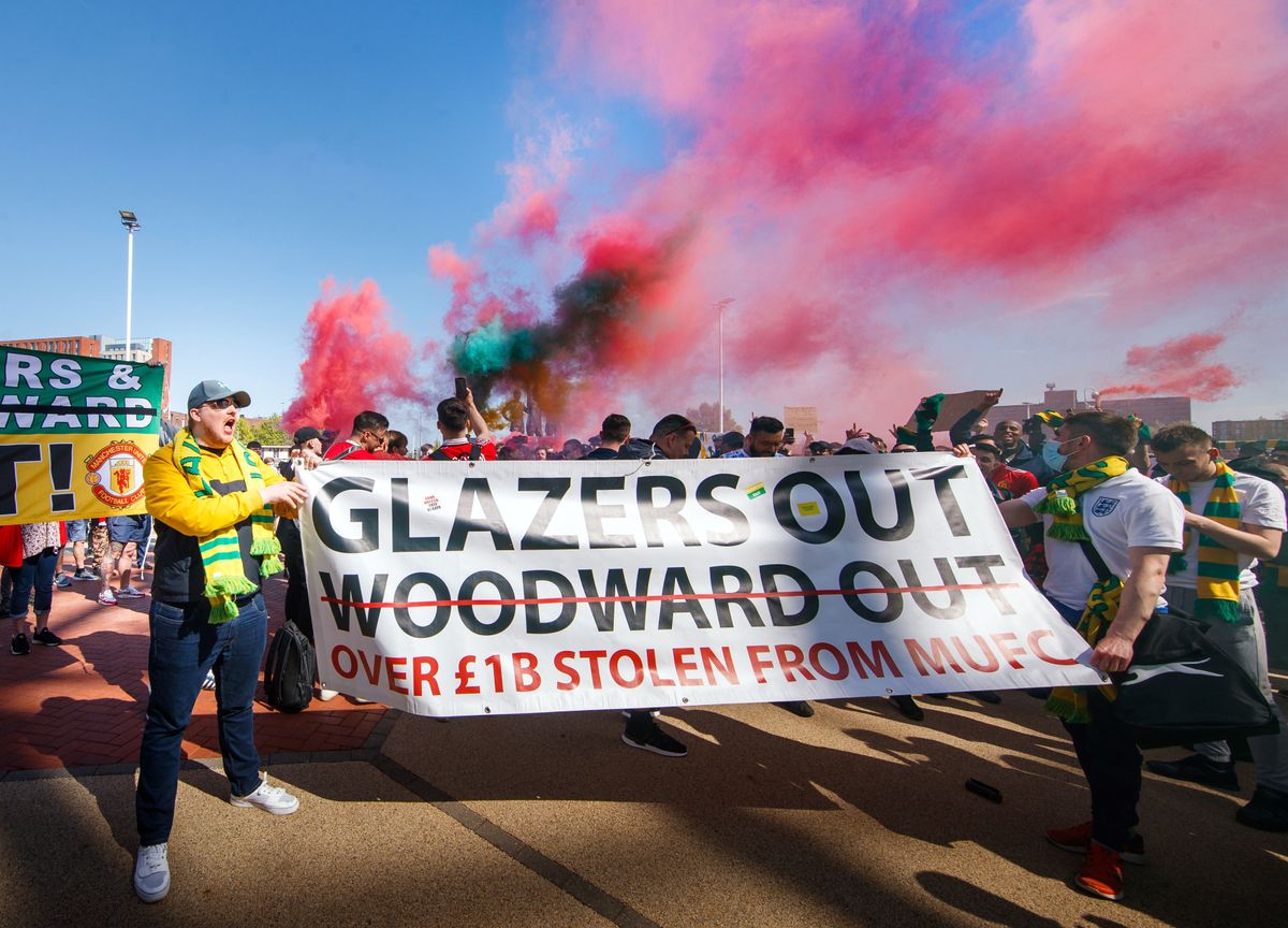 Manchester United fan protest – Old Trafford