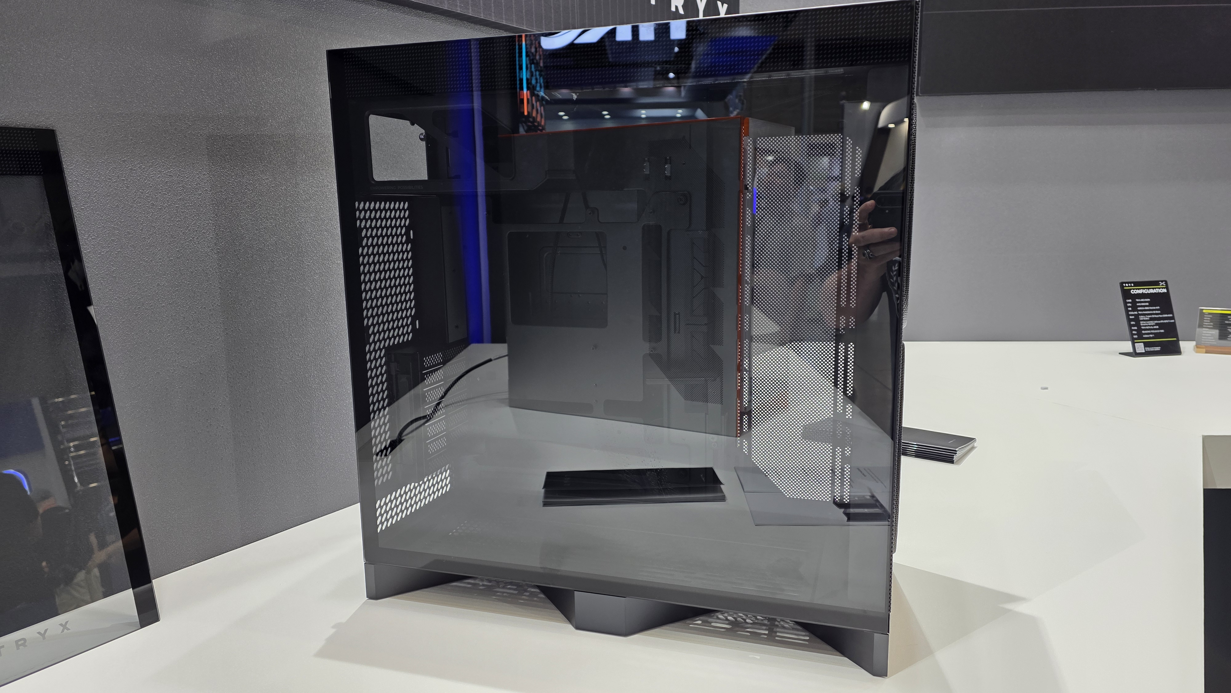 The Tryx Luca Air PC case in black