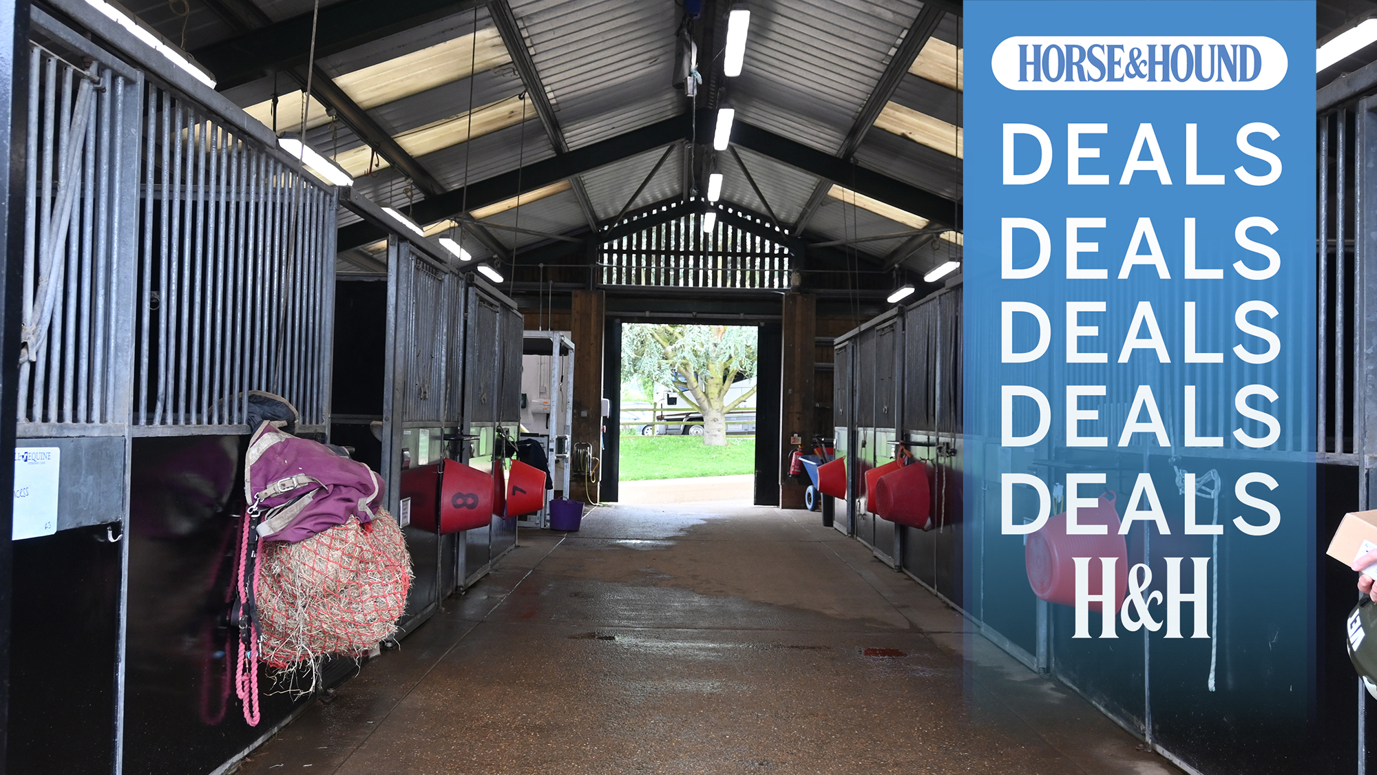 Indoor stable block just cleaned with H&amp;H deals graphic