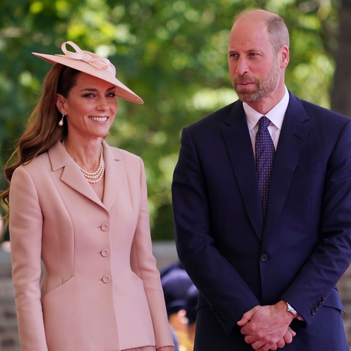 The Prince and Princess of Wales attend a State Welcome for President Macron