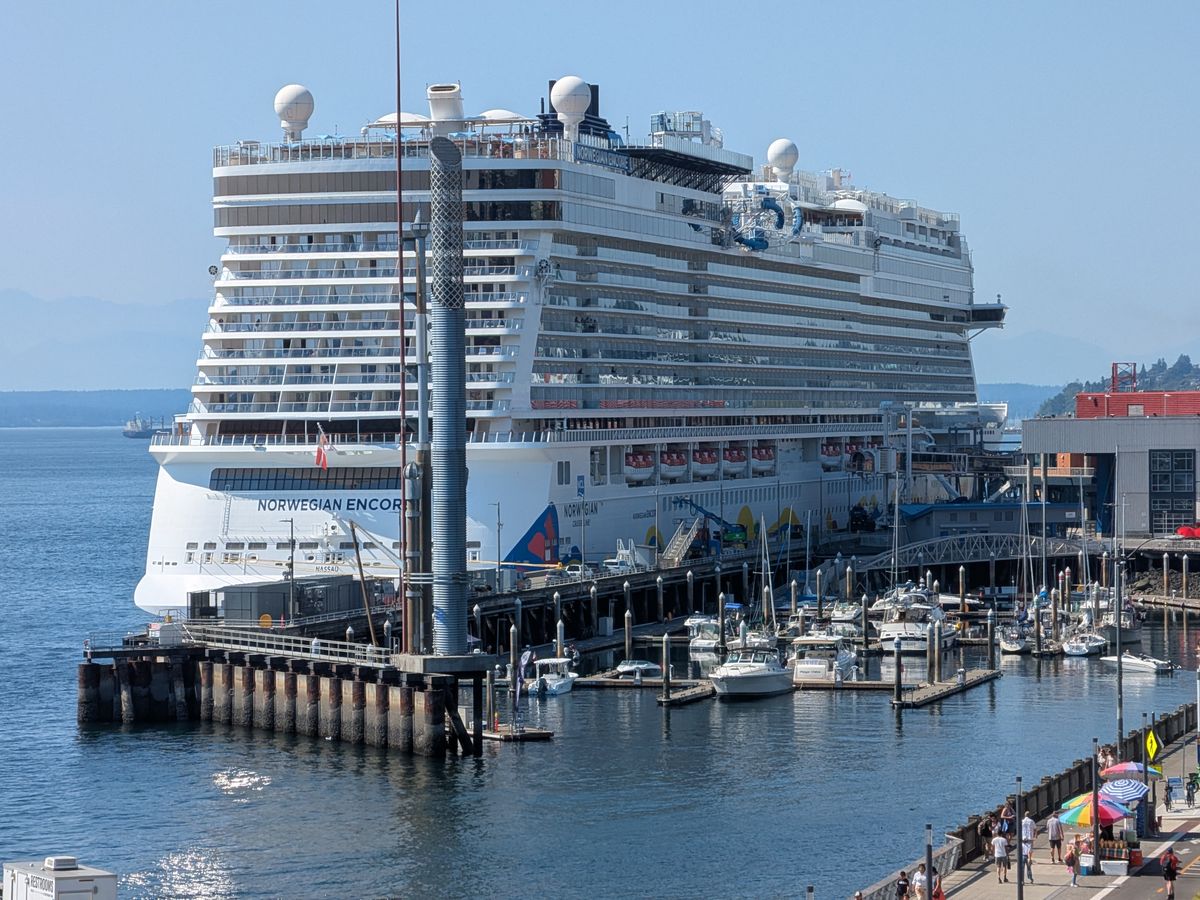 A cruise ship