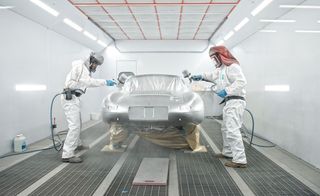 Each car is handmade by skilled craftsmen in a new facility