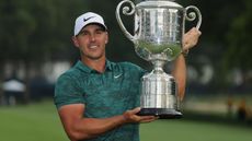 Brooks Koepka after winning the PGA Championship in 2018