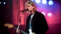Kurt Cobain of Nirvana during MTV Live and Loud: Nirvana Performs Live - December 1993 at Pier 28 in Seattle, Washington, United States
