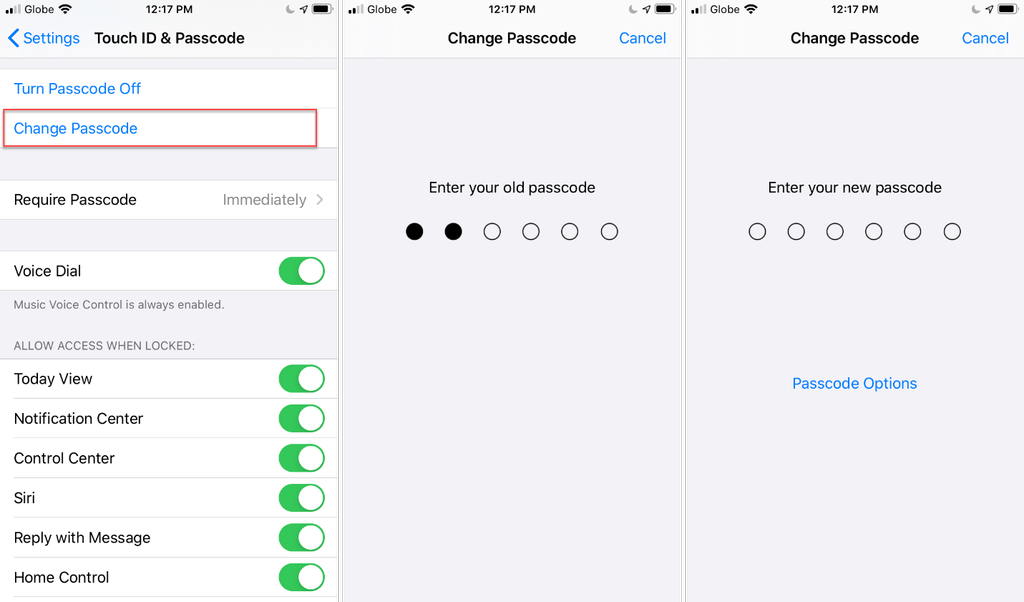 Support iphone passcode. Код-пароль на айфоне. Touch ID И код пароль. Сменить пароль на айфоне. Как изменить код пароль на айфоне.