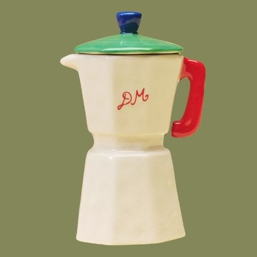 Anthropologie x Damson Madder, Gourmand Caramel Cafe Figural Ceramic Candle