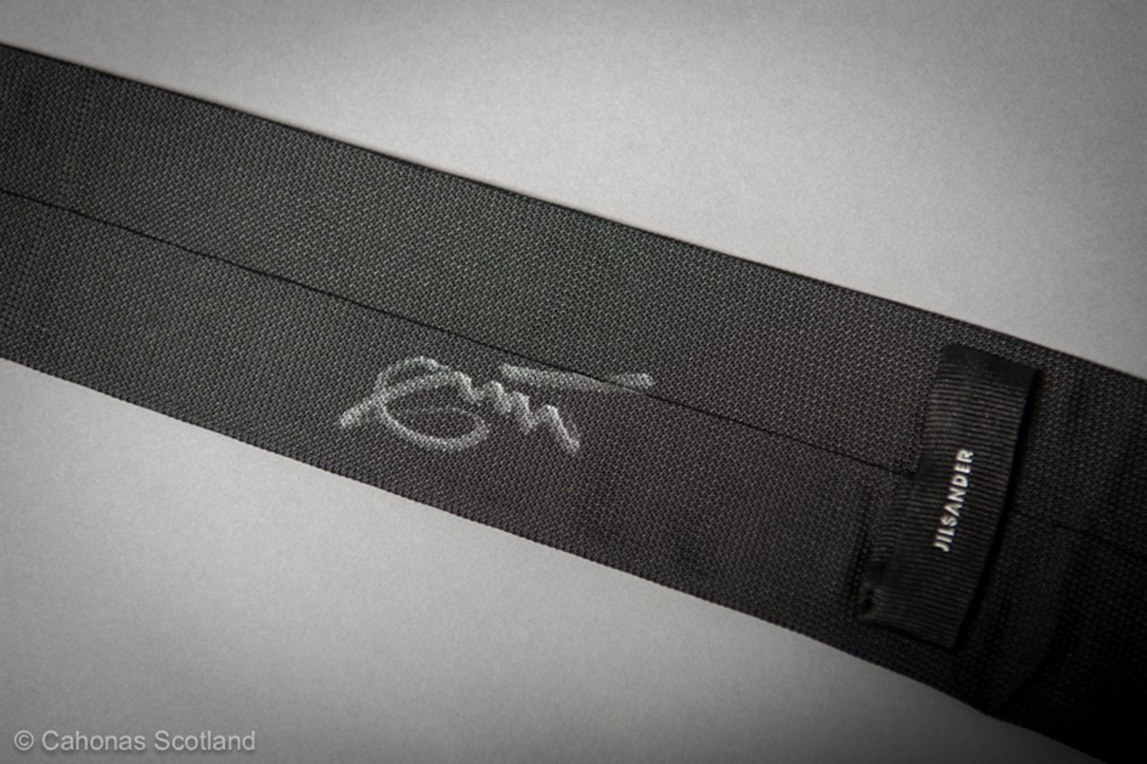 Eric Clapton's signed tie