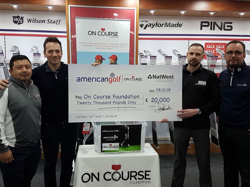 American Golf Raises £20,000 for Forces Golf Charity