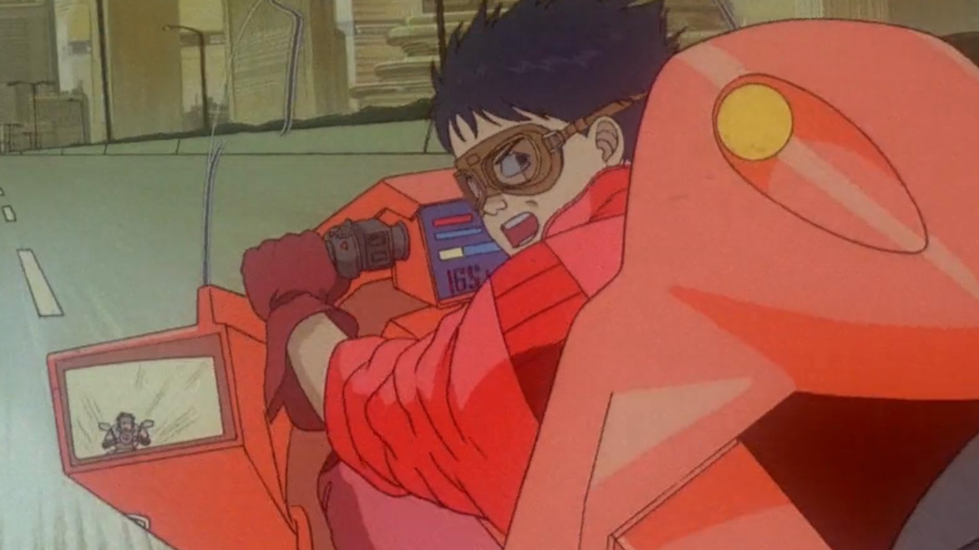 Screenshot from the sci-fi movie Akira (1988)