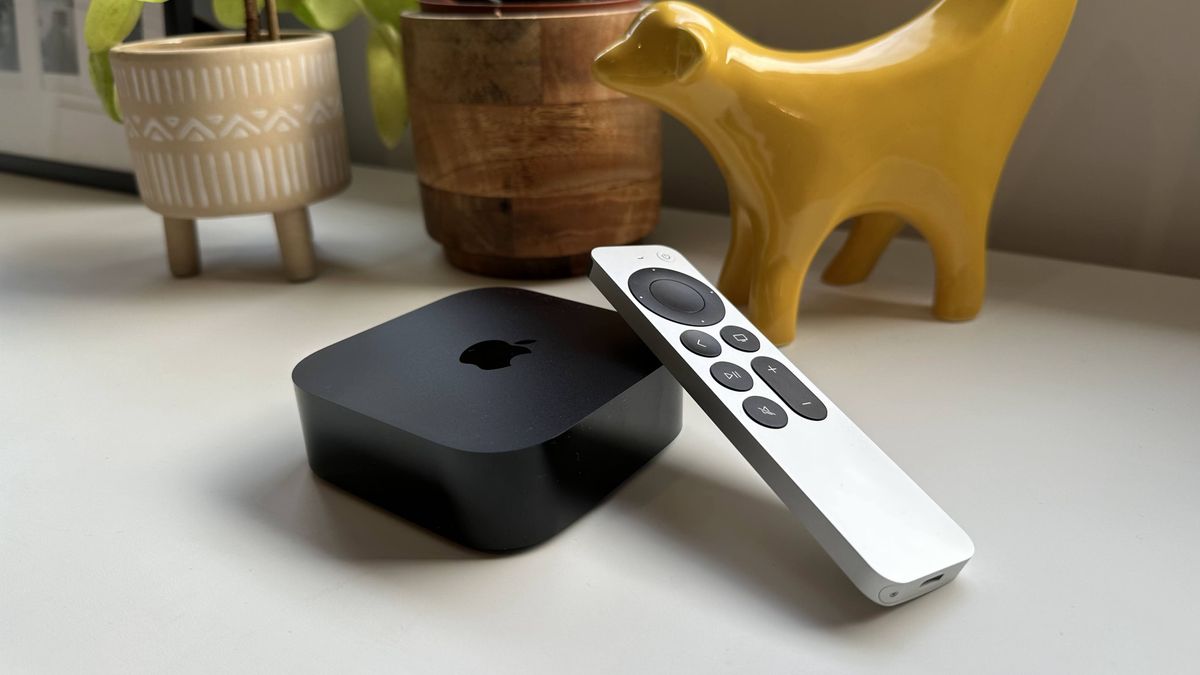 The hardware and interface for Apple TV 4K in 2022.