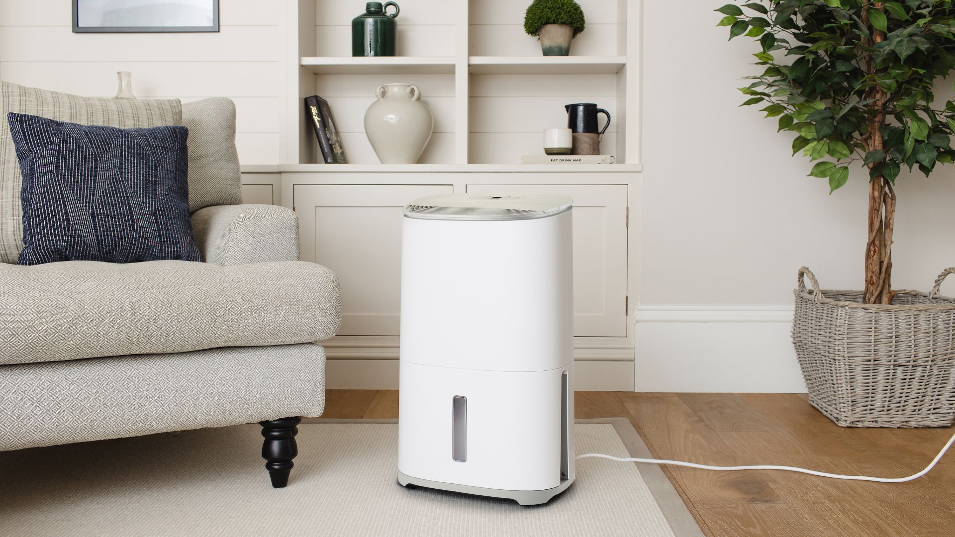 Meaco Dehumidifier in a living room