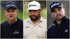 Justin Rose, JJ Spaun and Jason Day 