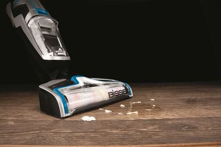 Bissell CrossWave Cordless 3-in-1 Multi-Surface Cleaner on hard flooring