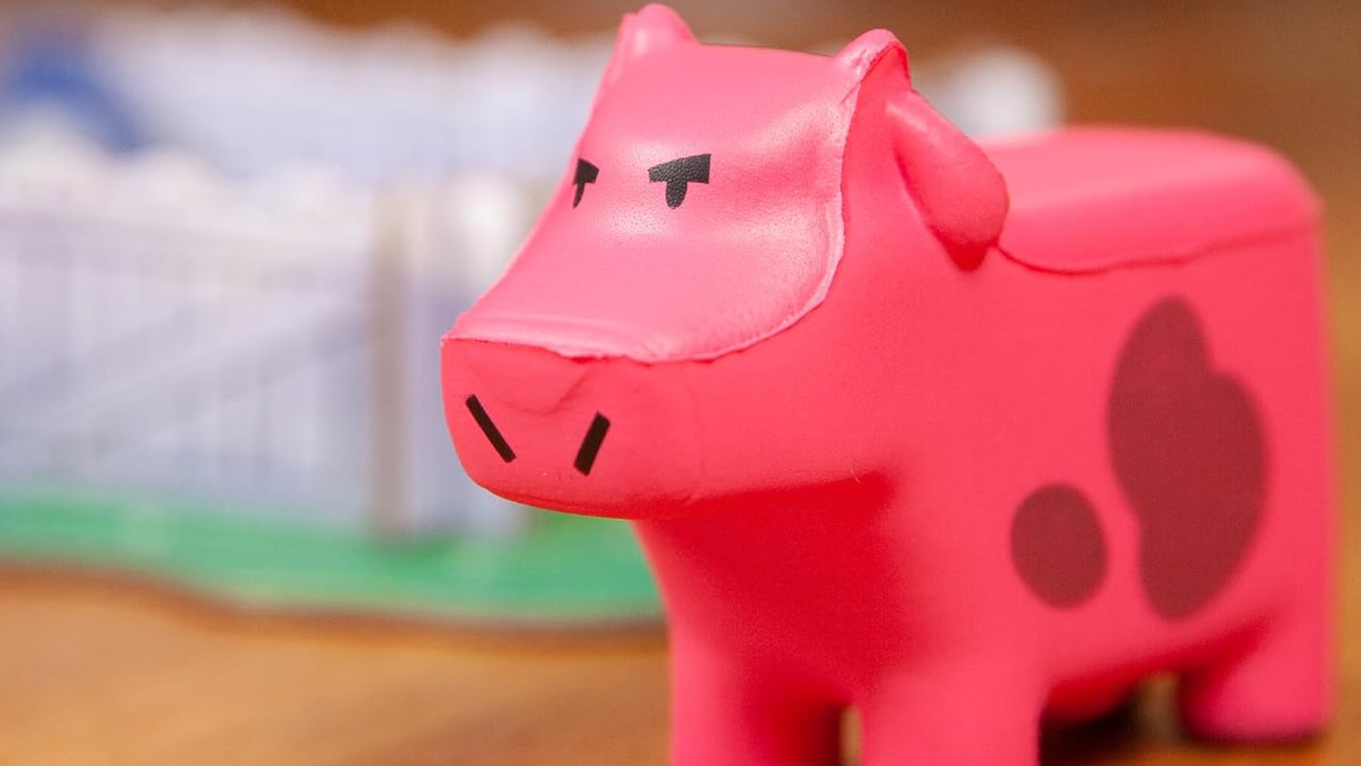 The Squishy Pink Cow from Herd Mentality