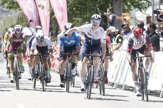 André Greipel celebrates breaking the dry spell with victory number 157