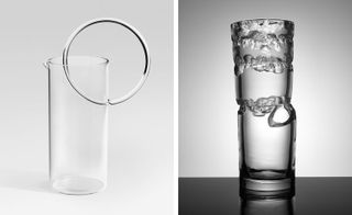 Left: ’Annular’, by Todd Bracher. Right: ’Born Broken Vase’,