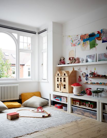 This London Terraced Home Has A Gorgeous Hallway And Wall Mural