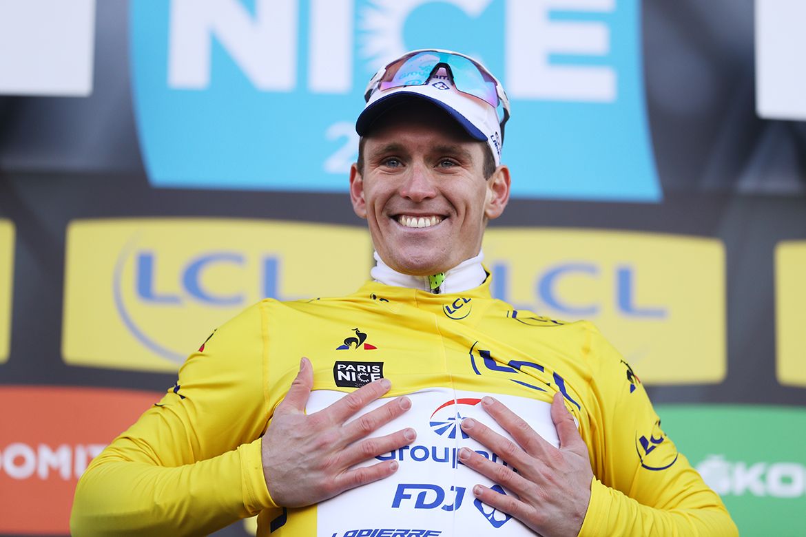 Arnaud Demare (Groupama-FDJ) in yellow