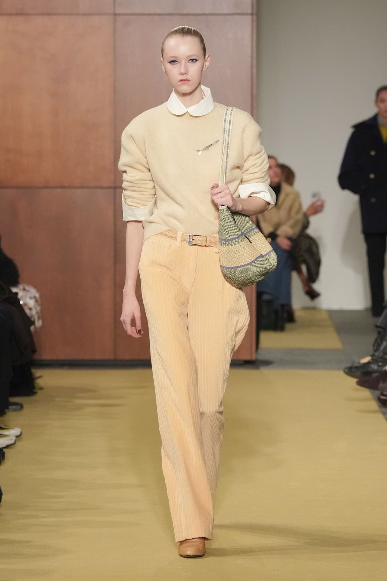 models on the Fall 2026 Tory Burch fashion show runway