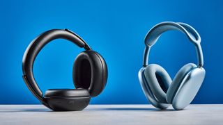 a photo of the airpods max 2 and the sony 1000x the collexion