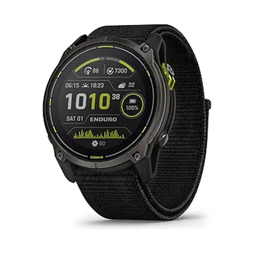 A stock picture of the Garmin Enduro 3 on a white background