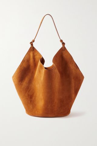 Lotus Medium Suede Tote