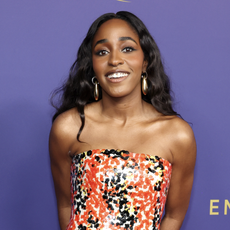 Ayo Edebiri attends the 76th Primetime Emmy Awards at Peacock Theater on September 15, 2024 in Los Angeles, California.